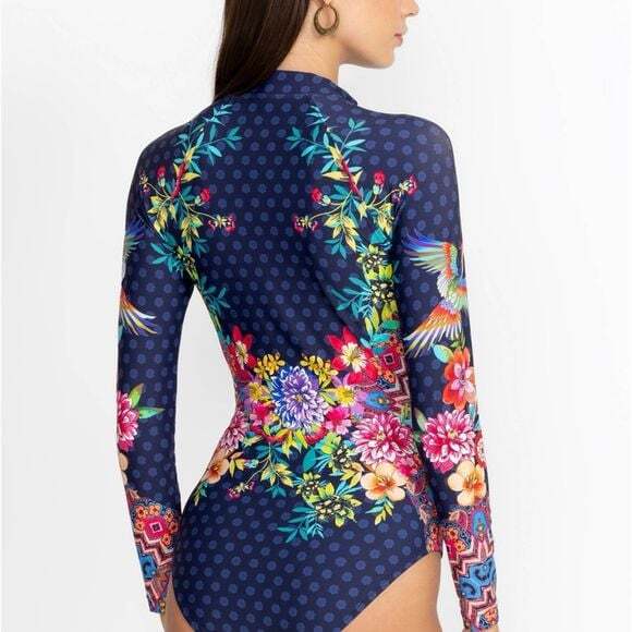 Johnny Was OCEAN DREAMER SURF SHIRT ONE PIECE 2X long sleeve - Picture 3 of 11